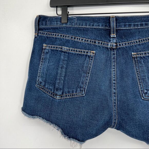 Rag & Bone Women's Cut Off Frayed Distressed Hem Denim Short in Catskills - Picture 7 of 13